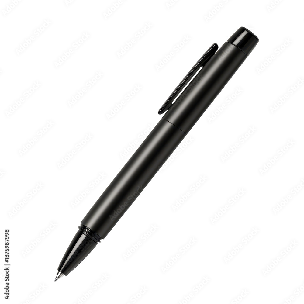 Sleek Black Ballpoint Pen for Professional Use Sleek Black Ballpoint Pen for Professional Use