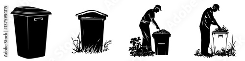 Waste management and recycling practices promote environmental awareness in urban areas
