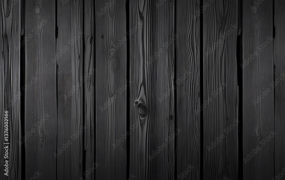 Obraz premium Black Wood Wall Background