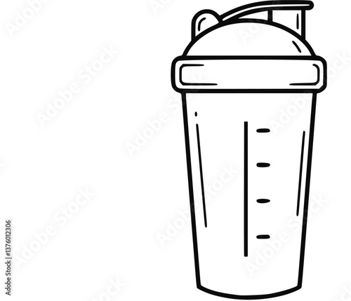 Simple vector icon sports shaker
