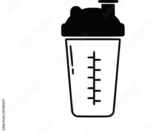 Simple vector icon sports shaker
