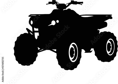 Simple vector icon quad bike
