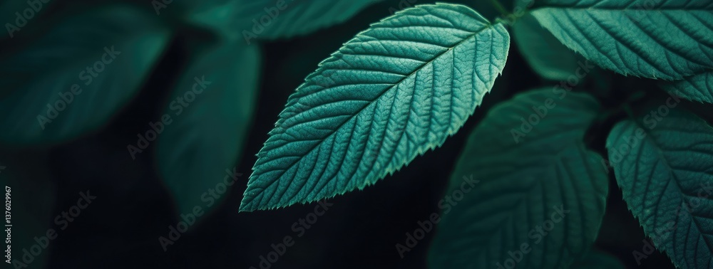 Fototapeta premium Deep Forest Leaves