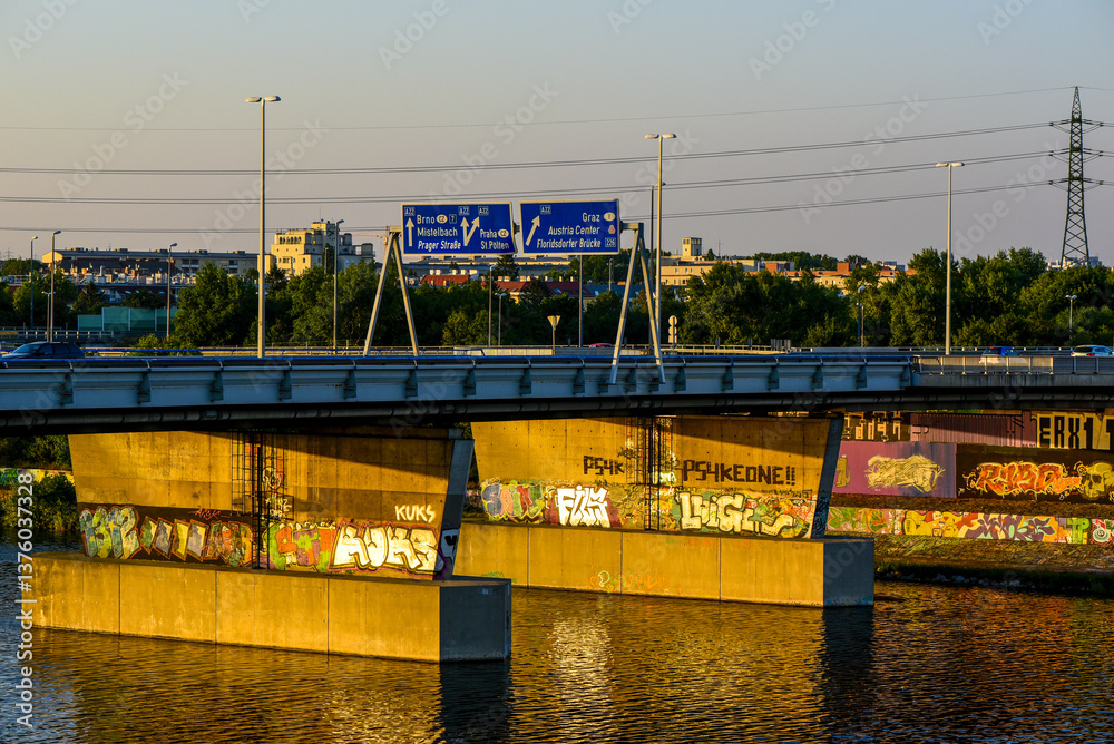 River Danube, Vienna, Austria