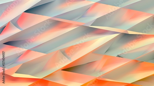 Abstract background with overlapping geometric shapes in soft pastel hues, creating a visually appealing and modern design.