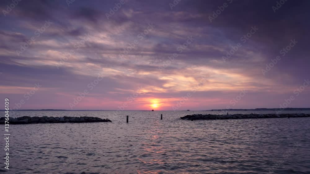 夕暮れ時の霞ヶ浦 夕暮れ時の霞ヶ浦
