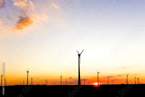 Obraz na płótnie windpark, Burgenland, Austria w salonie