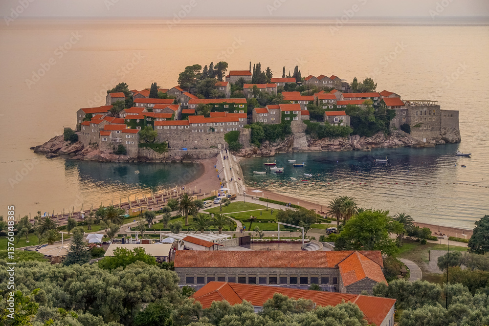 Luxus Tourismus Ressort, Halbinsel Sveti Stefan, Montenegro, Sve