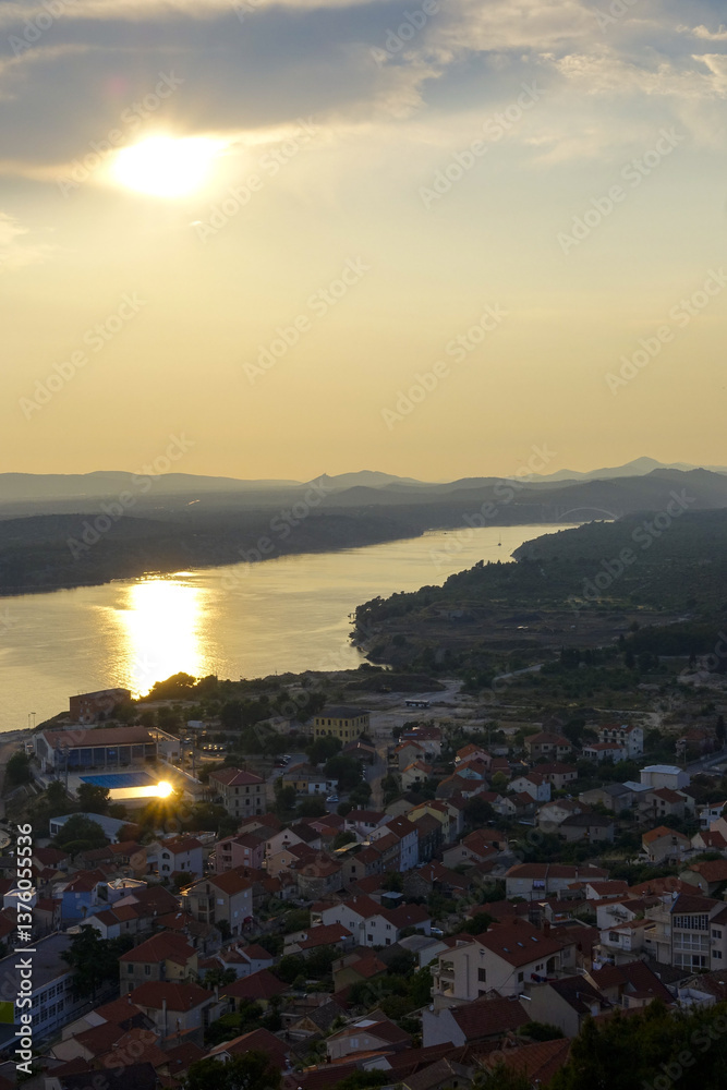 Abendstimmung, Sibenik, Dalmatien, Kroatien