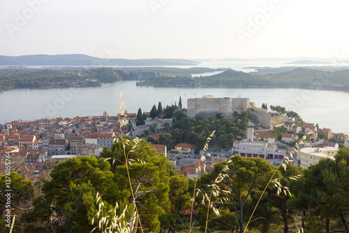 Obraz na płótnie Abendstimmung, Sibenik, Dalmatien, Kroatien w salonie