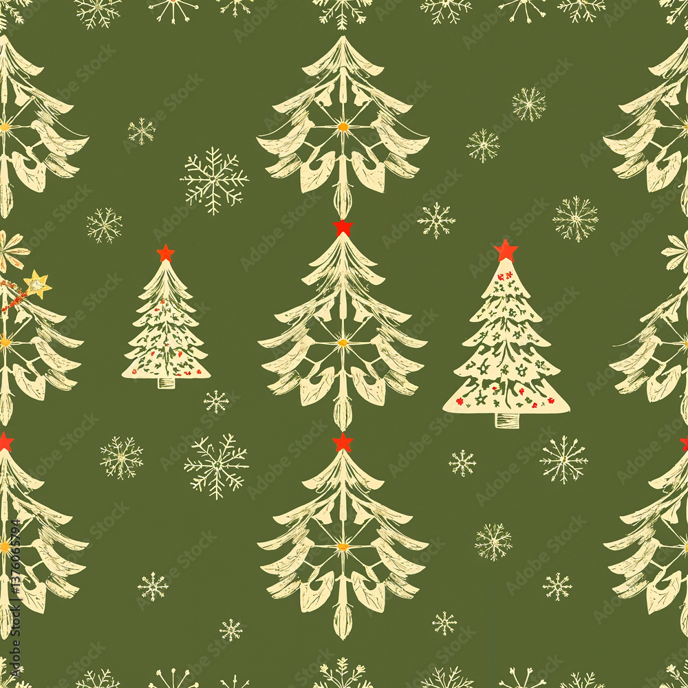 Obraz premium seamless pattern for christmas decorations 