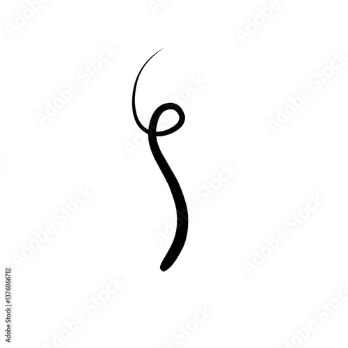 Hair Strand Vector