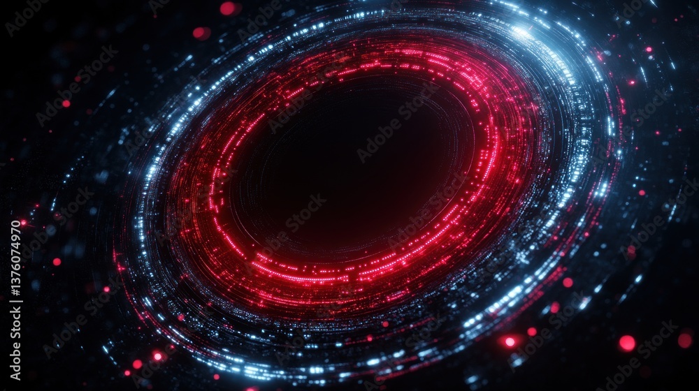 Abstract Vortex of Light: A mesmerizing digital art piece showcasing a swirling vortex of red and blue light, creating a captivating and futuristic aesthetic. Abstract Vortex of Light: A mesmerizing digital art piece showcasing a swirling vortex of red and blue light, creating a captivating and futuristic aesthetic.