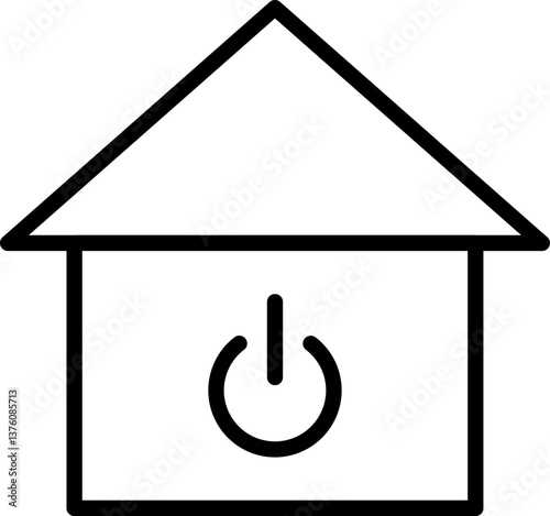 smart home Illustration on a white background