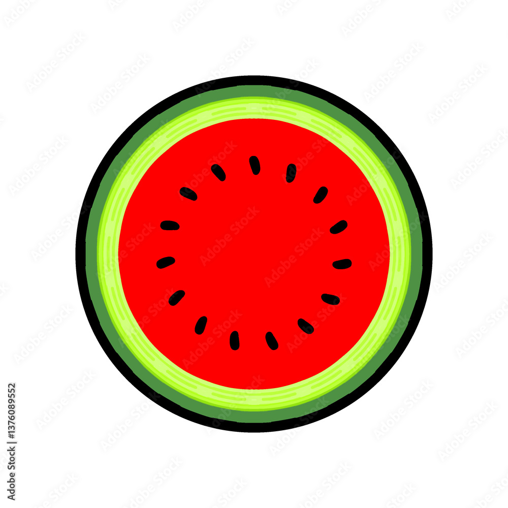 Fototapeta premium set of watermelon