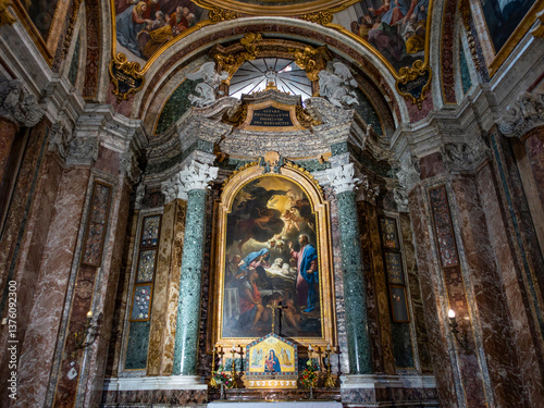 Obraz na płótnie Interior of the Church of St