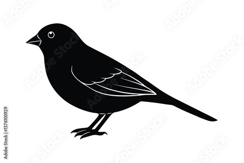 Canary vector silhouette