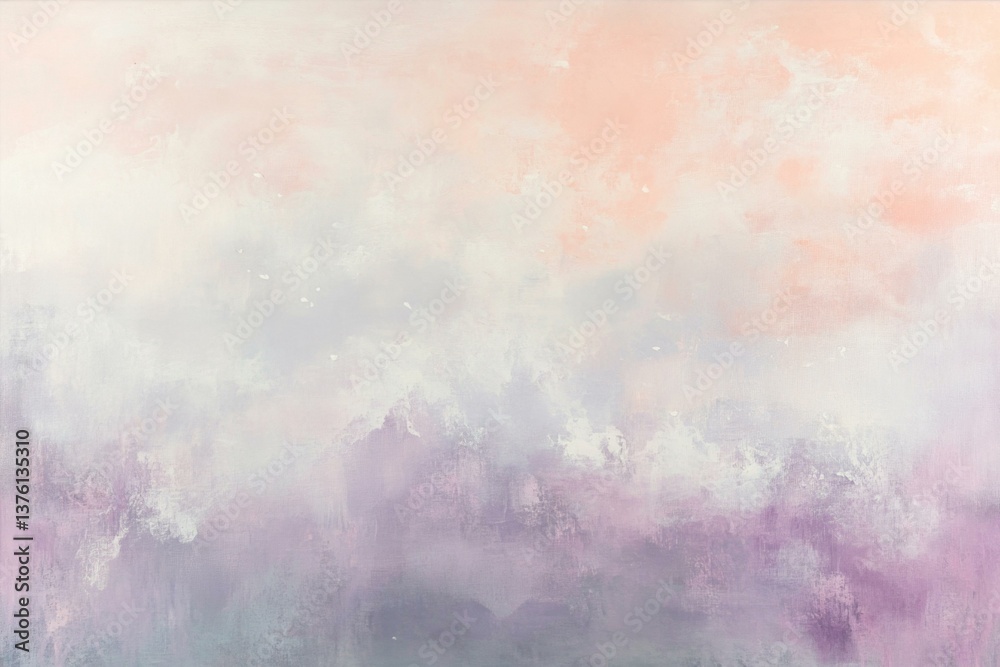 Obraz premium Soft Pastel Dreamscape Delicate Blending of Colors and Textures for Artistic Background Visuals