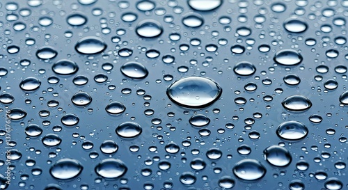 Wallpaper Mural A High-Resolution Cluster of Water Drops With a Hyper-Realistic Appearance Torontodigital.ca