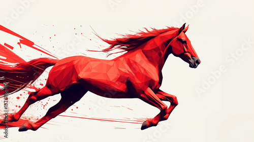 horse, 2026, red horse, zodiac, 12 zodiac signs, Chinese Zodiac, silhouette, New Year, New Year's greetings, Greetings, New Year's cards, 말띠