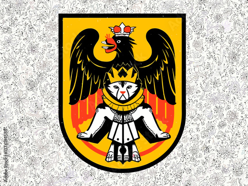 germany bavaria vector illustration a logo design