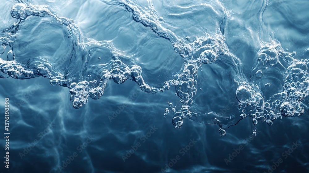 Naklejka premium water caustics texture illustration