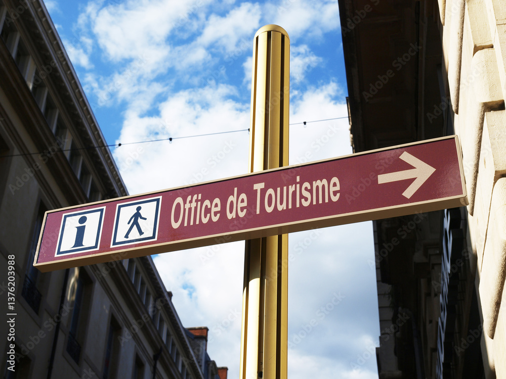 Office de Tourisme, Tourismusbüro, Frankreich