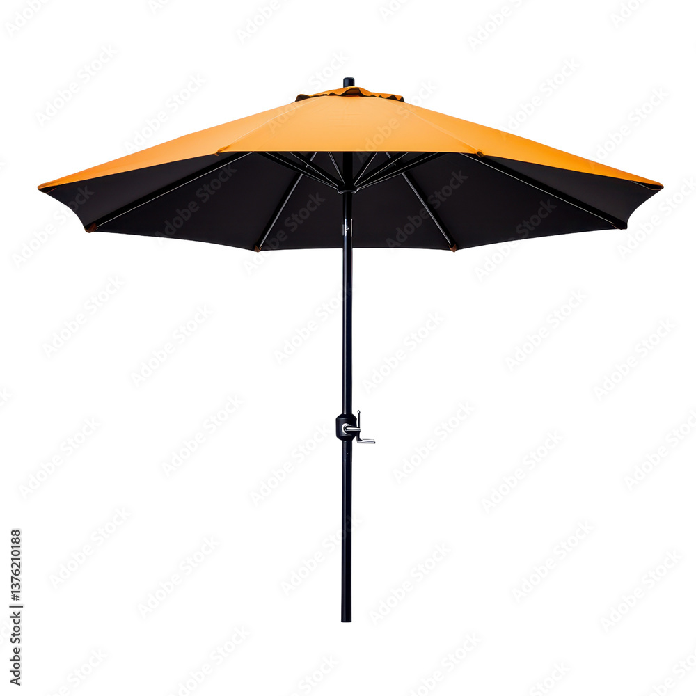 Stylish beach umbrella providing shade for relaxation on sunny days. transparent background. Stylish beach umbrella providing shade for relaxation on sunny days. transparent background.