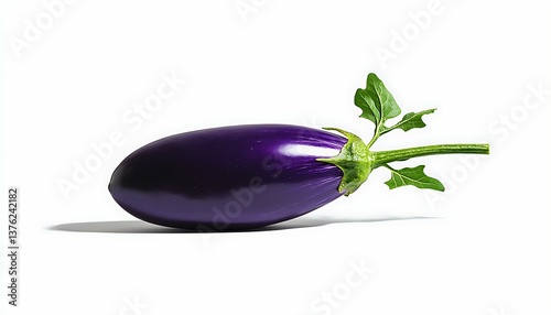 Purple Eggplant Studio Shot