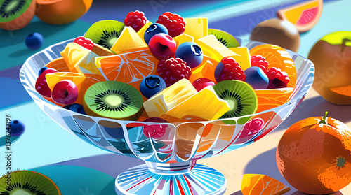 Fruit Salad Vector Style
