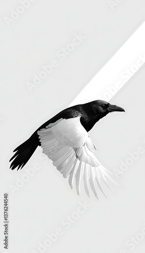 Raven in Flight, Minimalist