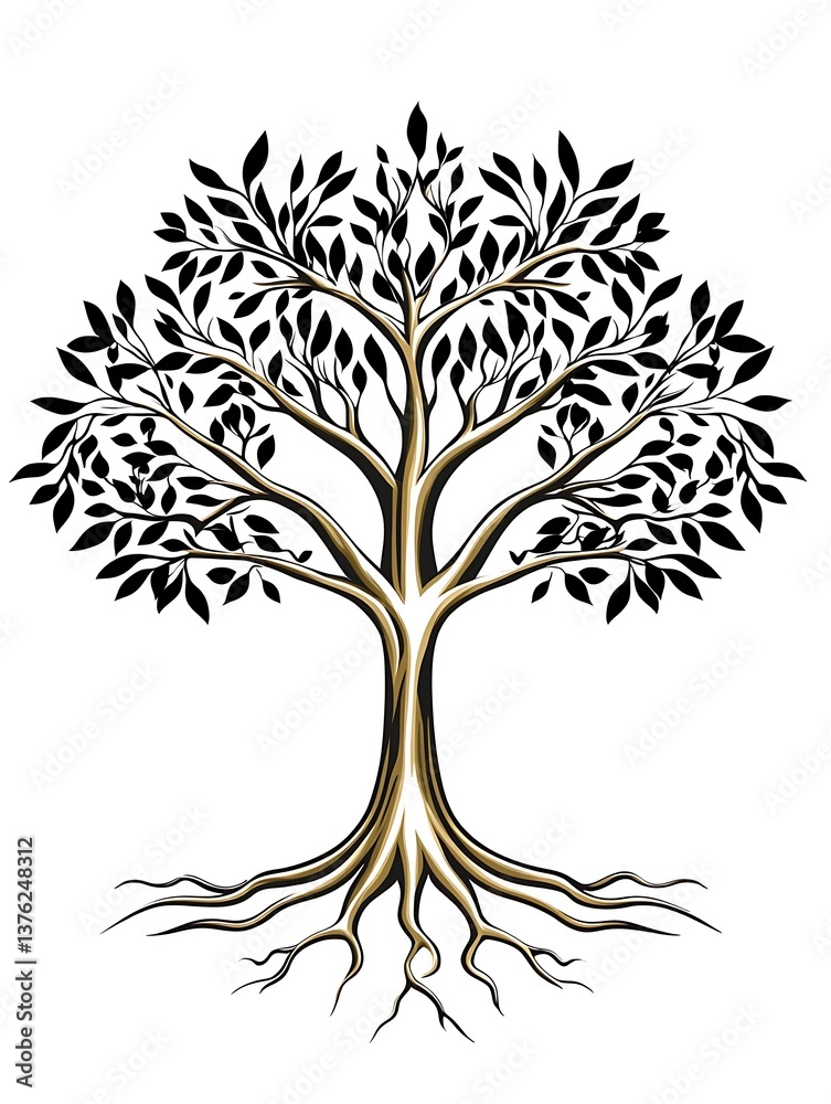 Obraz premium Majestic Tree Roots Design