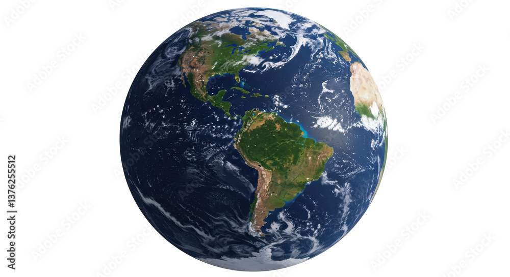 Fototapeta premium Isolated Globe