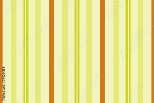 Vibrant vertical stripes in lime green, pale yellow, and burnt orange create a cheerful, retroinspired pattern.