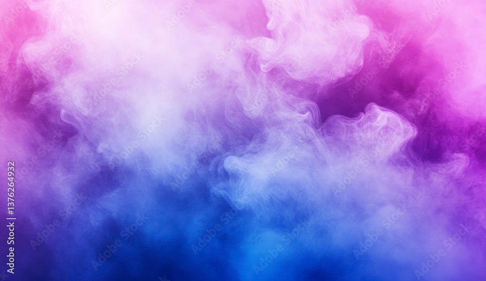 Fototapeta premium Abstract Smoke Background with Pink and Blue Gradient Color
