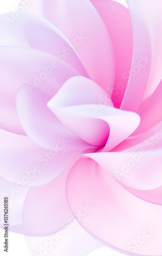 Blooming with delicate petals in shades of soft pink, an enchanting floral wonder unfolds gracefully