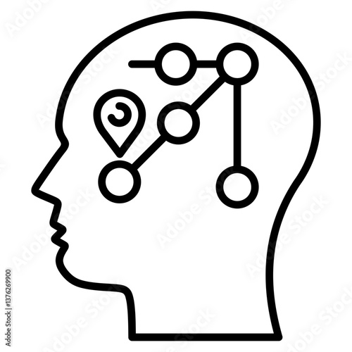 Insight Map Icon For Design Elements