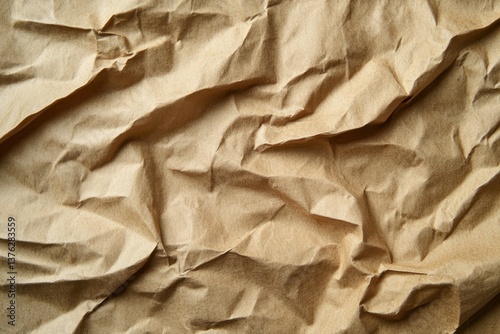 Wallpaper Mural High-resolution image of a light brown kraft paper texture with deep grain lines and slight discolorations, giving it a hand-crafted feel for advertising purposes Torontodigital.ca