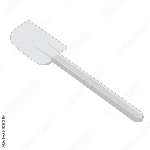 Silicone Spatula Vector Icon Illustration