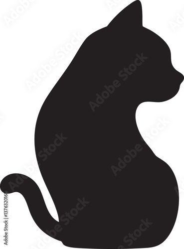 cat icon logo design