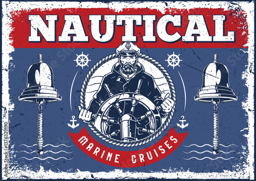 Nautical adventure on marine cruises with captain