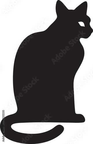cat icon logo design