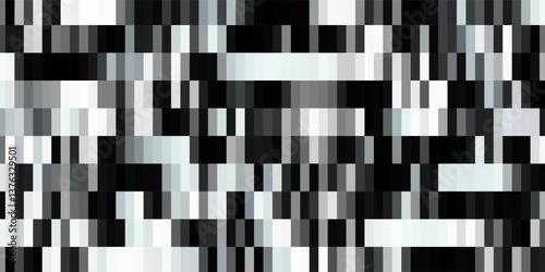 Line Halftone Gradient Effect Pattern. Vertical Straight Lines Background. Black and White Abstract Texture with Parallel Stripes Thick to Thin.