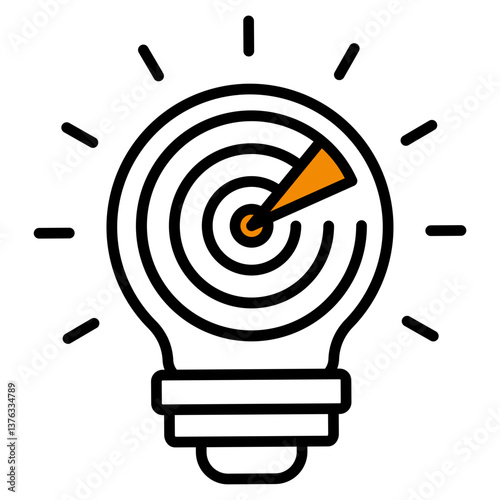 Insight Radar Icon For Design Elements