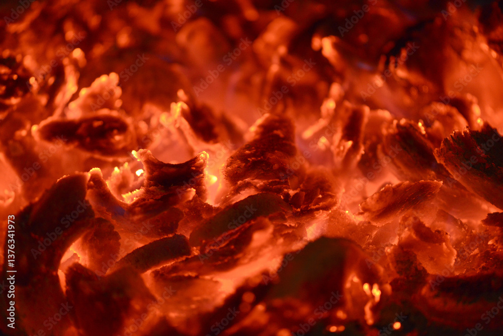 Feuer im Kamin, Ofen