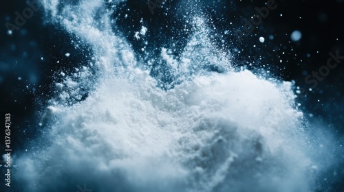 Wallpaper Mural Protein Powder Dust Floating in Air Torontodigital.ca