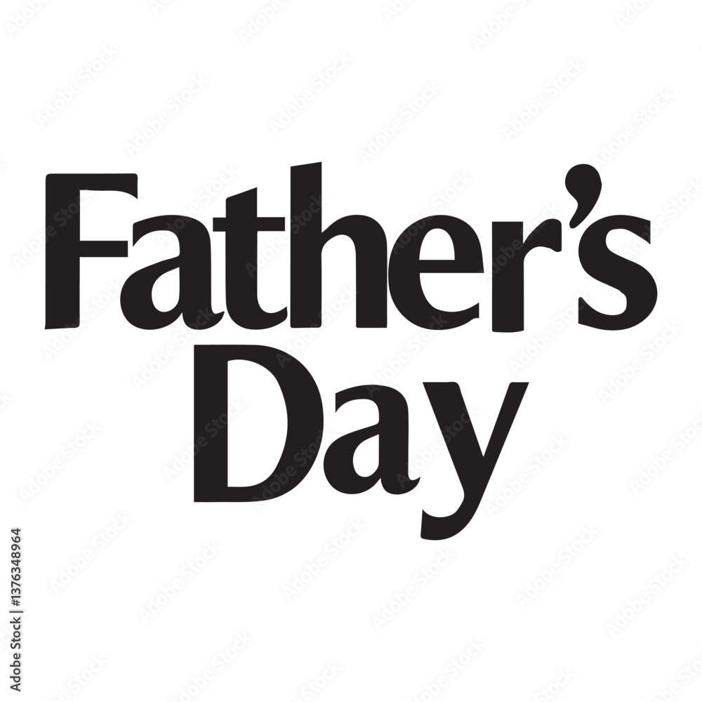 Happy Father's Day typography calligraphy vector design. Happy Father's Day typography calligraphy vector design.