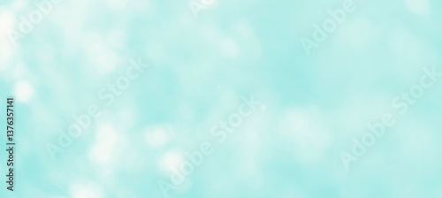 Fototapeta Naklejka Na Ścianę i Meble -  Abstract blur focus mint green Bokeh leaf spring nature light eco Blue foliage background concept cool summer texture, bio spring calm day, organic health in turquoise wallpaper, blurred park leaf.