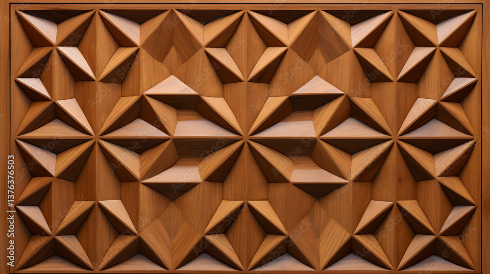 Intricate Wooden Starburst Pattern, a Geometric Masterpiece of Warm, Rich Tones Intricate Wooden Starburst Pattern, a Geometric Masterpiece of Warm, Rich Tones