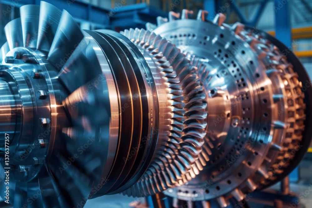 Precision engineering showcased in a steam turbine Precision engineering showcased in a steam turbine